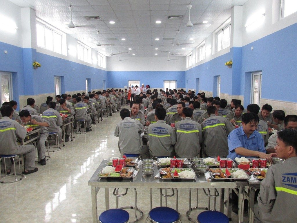 Zamil steel new canteen for workers