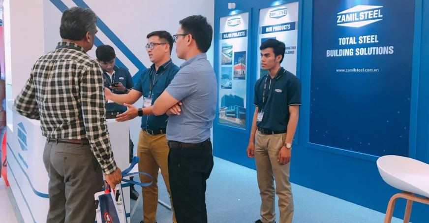 Cambodia – Zamil Steel participated in Cambuild 2018