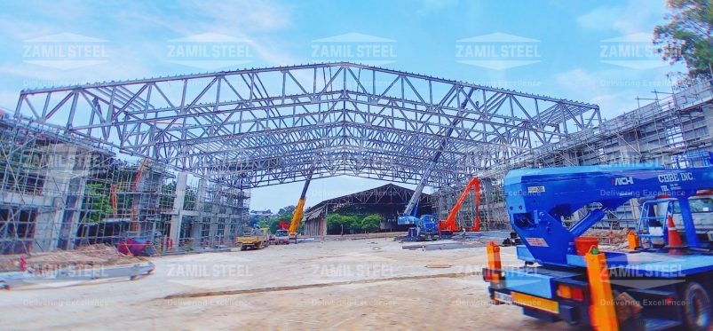 Structural Steel Warehouse building project by Zamil Steel Buildings Philippines