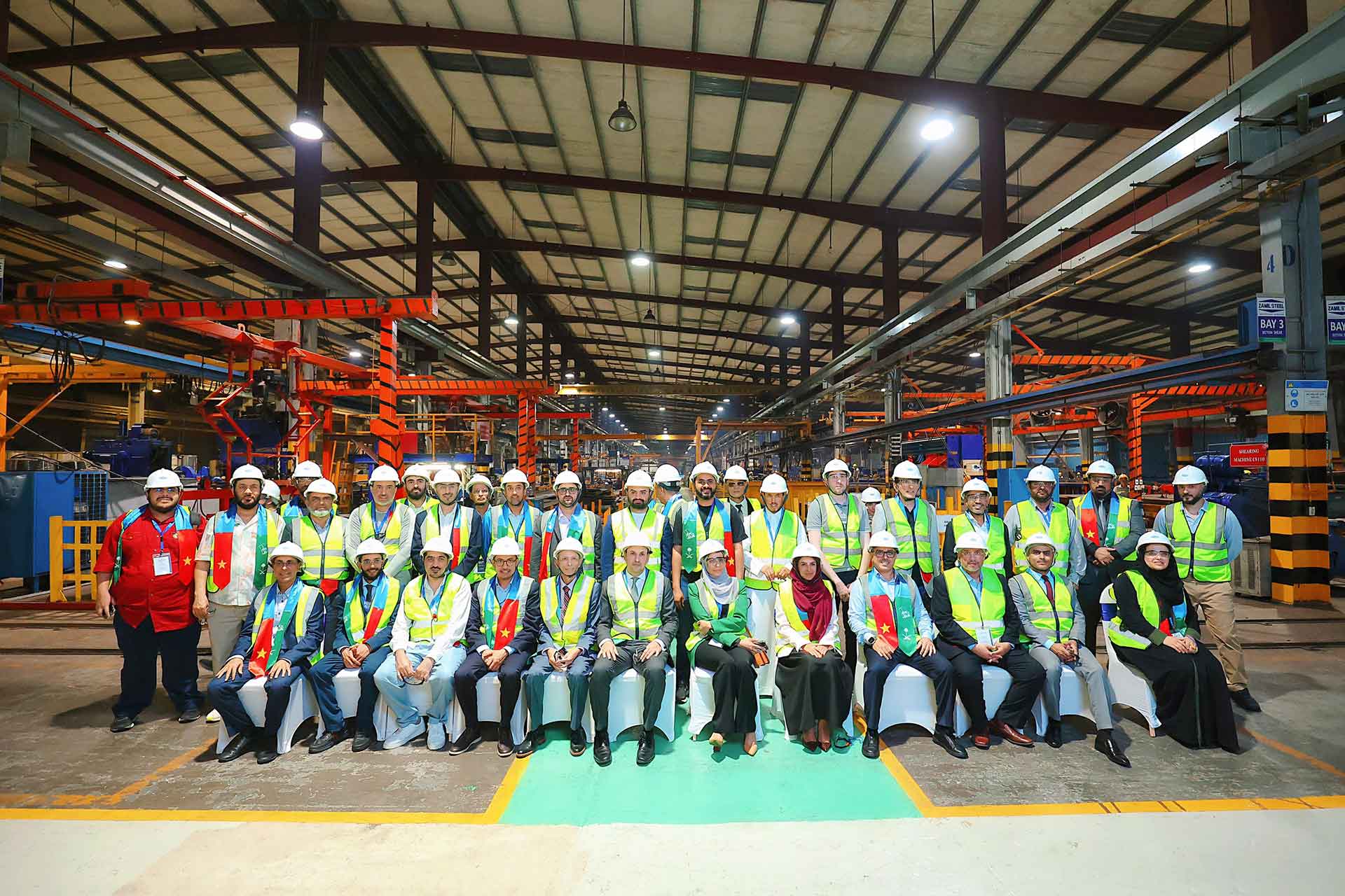 Saudi Arabia Delegation visits Zamil Steel's factory in Hanoi, Vietnam